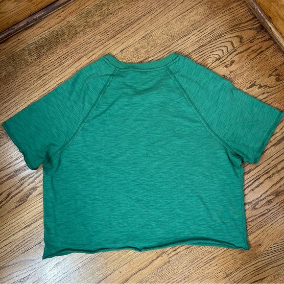 PINK VS | Summer Lounge Cotton Short Sleeve Cropped Oversized Shirt Size M - Picture 9 of 11